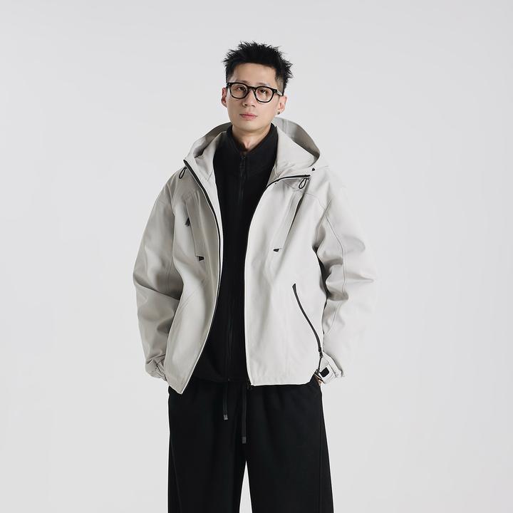 GCCDUPE77『拓渊』三防科技户外运动冲锋衣活页压胶登山服夹克外套