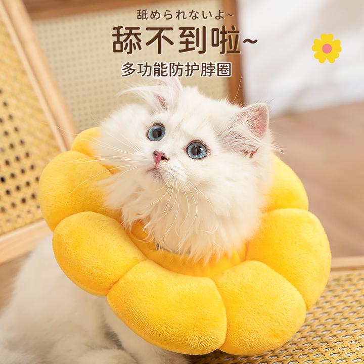 伊丽莎白圈猫咪绝育防舔术后项圈脖圈颈圈头套伊利沙白圈猫狗用品