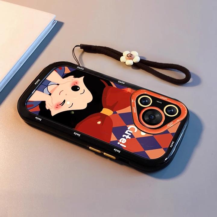 托腮公主适用华为pura80手机壳新款女70保护套60防摔硅胶高端小众