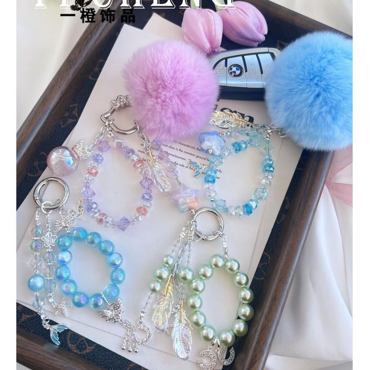 【小提溜】高品质短款手机链钥匙链包包挂件ins通用网红diy女款防丢