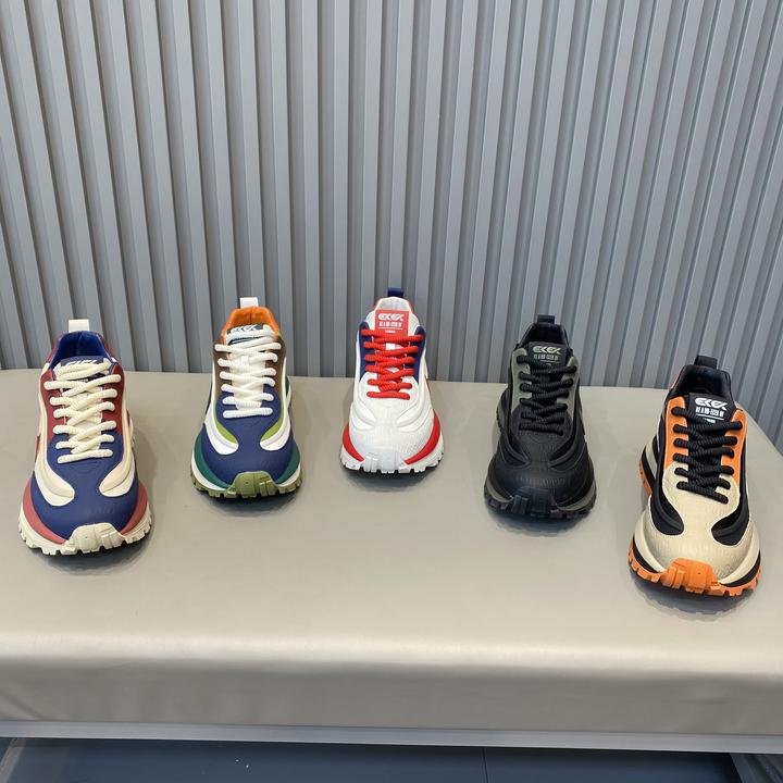 春秋新款潮流拼色时尚休闲鞋四季款百搭运动鞋男鞋