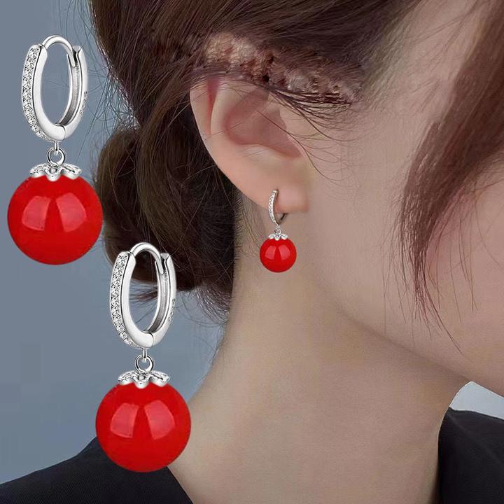 铜合金耳饰 耳环2025年新款潮网红网红气质高档轻奢高级感