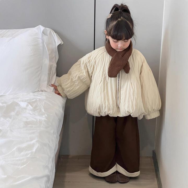 女童外套冬装新款儿童加厚短款面包服宝宝宽松保暖棉衣冬季棉袄否