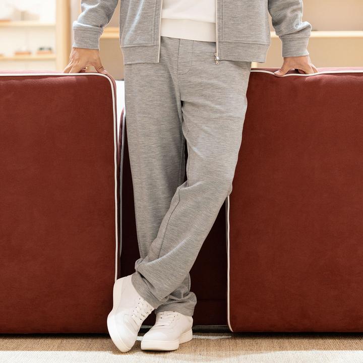 【253206011】冬子的馈赠！圆机羊绒_白中白山羊绒男士高端休闲裤