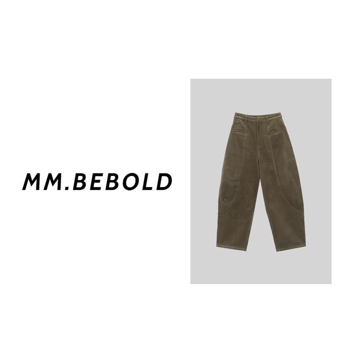 【妙姐精选】纱寻  复古休闲阔腿弯刀裤LZ11638