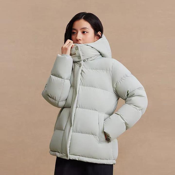 【波司登】2025新国标90绒女舒适五格泡芙舒适生活连帽保暖羽绒服