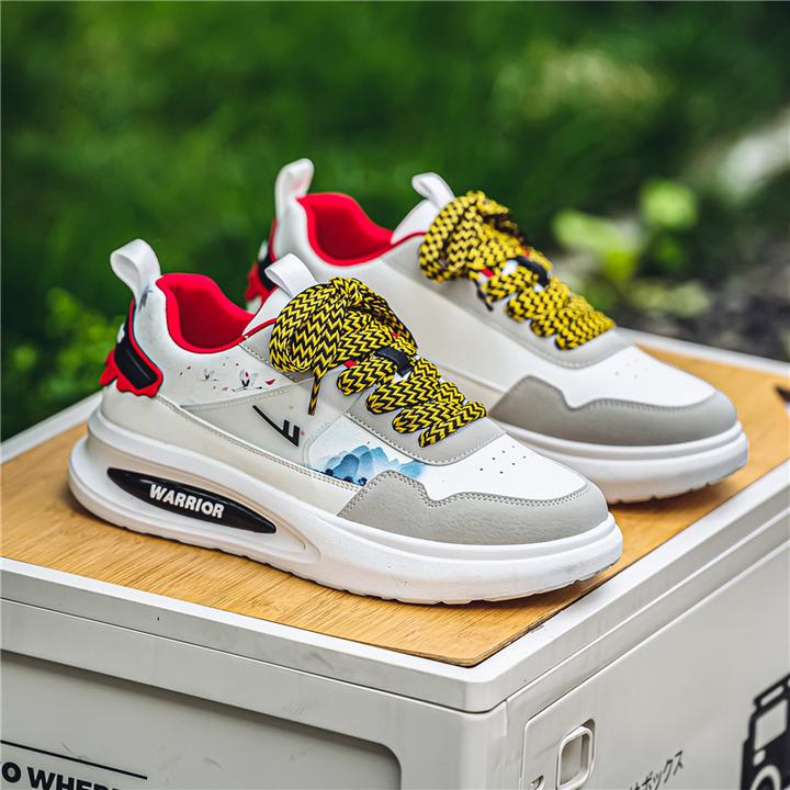 回力男鞋秋冬2025年新款青少年休闲运动鞋厚底皮面干净感痞帅男鞋