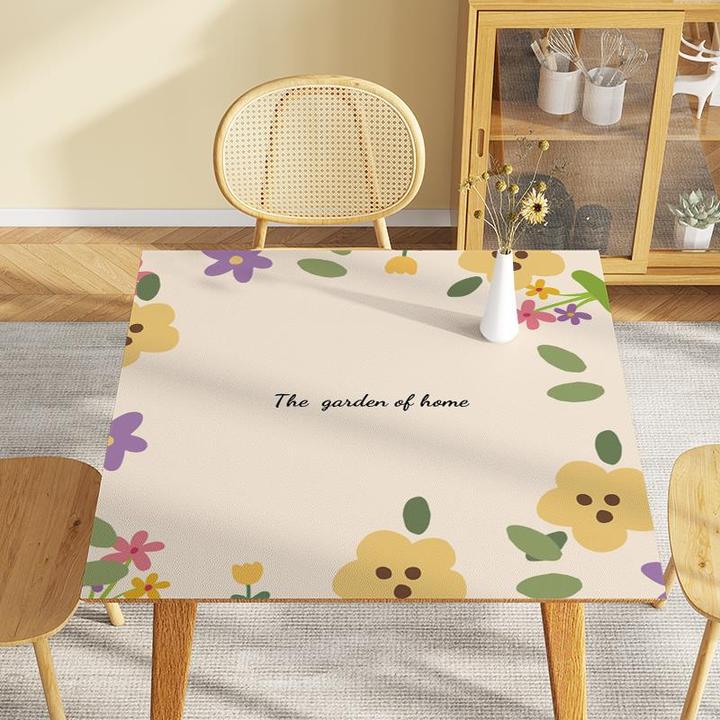 ins风四方餐桌垫透明硅胶防油防烫保护垫小方防水正方形茶几垫子