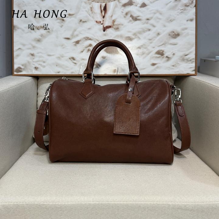 植鞣头层牛皮大托特包包女款大容量高级轻奢小众不撞款百搭超好看