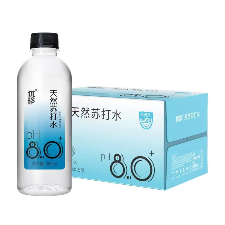 【临期】【5瓶/15瓶】临期优珍天然苏打水无糖无添加 360ml瓶装弱碱性