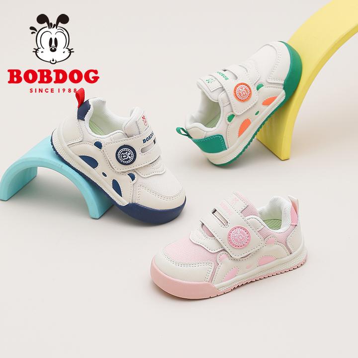 巴布豆童鞋女童稳步鞋2025新款秋款网面透气儿童学步鞋幼童鞋子男