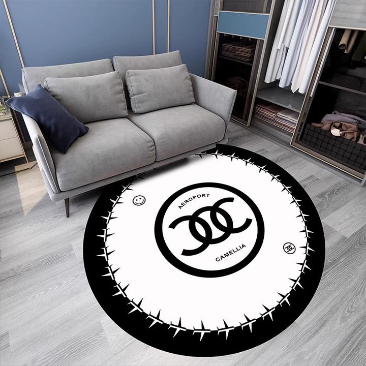 圆形地毯电脑椅吊篮地垫书房衣帽间卧室客厅可水洗潮牌地毯