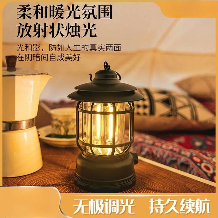 英国户外露营灯帐篷灯野营led-氛围灯很复古马灯营地照明超长续航