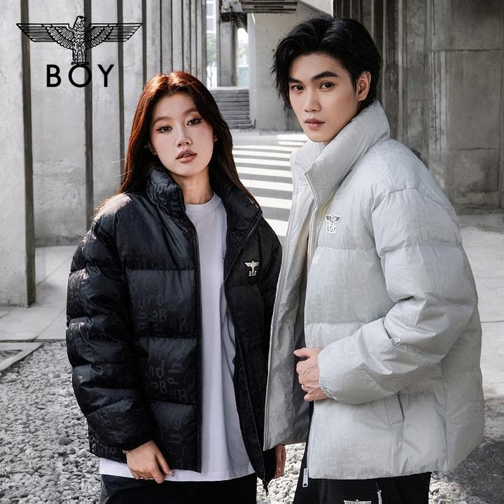 【夜光序曲】BOY LONDON中性款时尚潮流百搭通勤羽绒服N28063