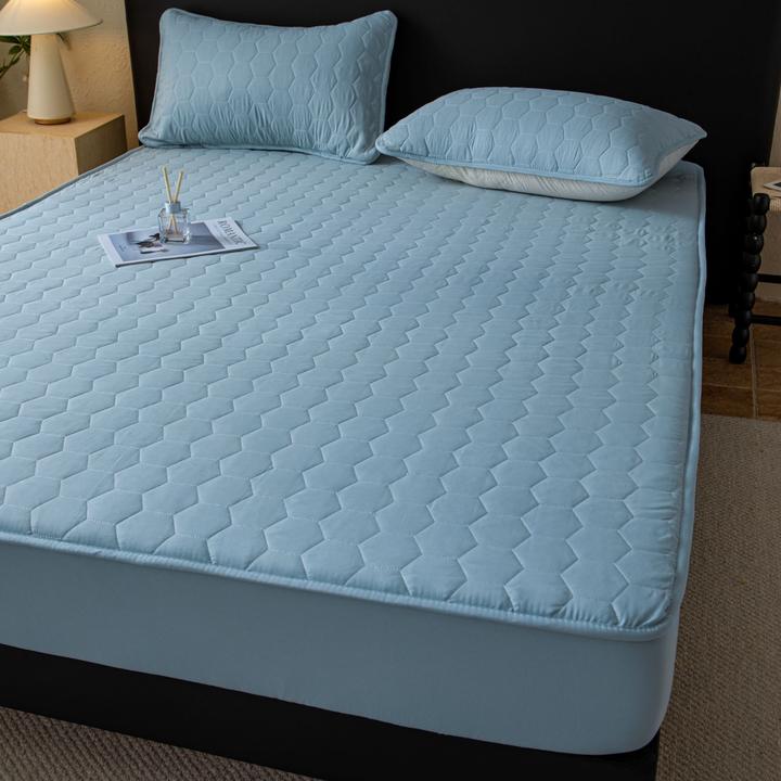 冬季夹棉加厚水洗棉床笠床罩保护床垫三层加厚防滑防跑隔脏防尘