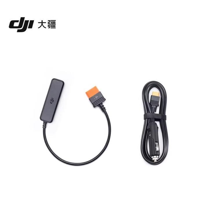 适用于DJI Power车充插头转 SDC充电线（12 伏/24 伏）户外电源配件