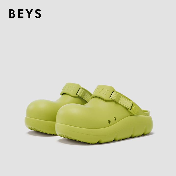 戚薇同款BEYS小丑拖洞洞鞋博肯拖鞋女夏外穿2025新款凉鞋厚底