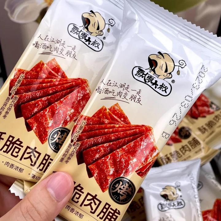 飘零大叔原味酥脆休闲零食16g单独包装高蛋白脆片肉脯宿舍一整箱