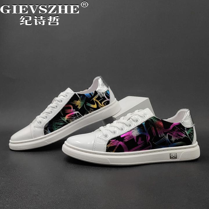 纪诗哲男鞋透气百搭休闲鞋个性轻便舒适运动鞋子男款潮流时尚板鞋