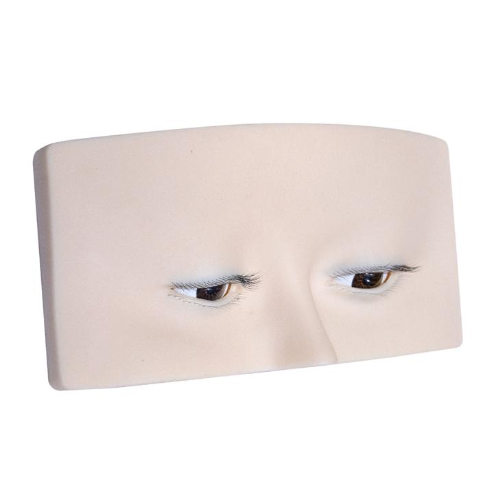 美睫师嫁接假睫毛教学练习用三层睫毛模特头可提拉眼皮种植睫毛