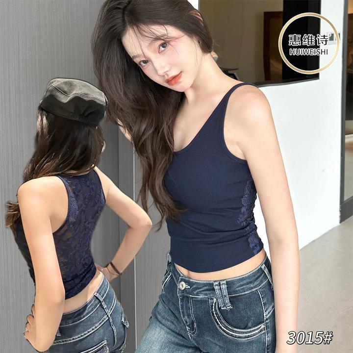 【买一送一】女士背心吊带上衣带胸垫固定杯百搭辣妹性感外穿美背