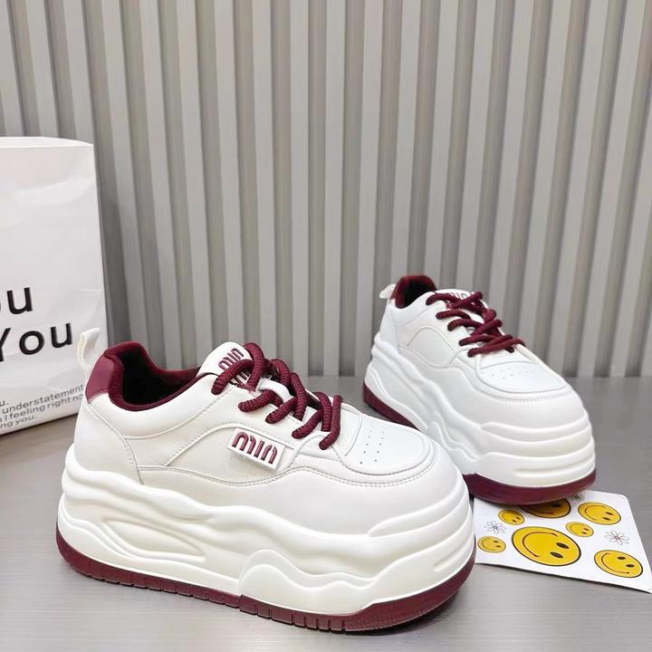 厚底百搭增高6公分四季小白鞋2025春秋新款上新小个子运动休闲鞋