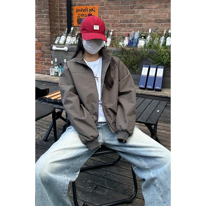 cleanfit短款工装外套男秋季硬汉穿搭三防美式飞行夹克立领冲锋衣