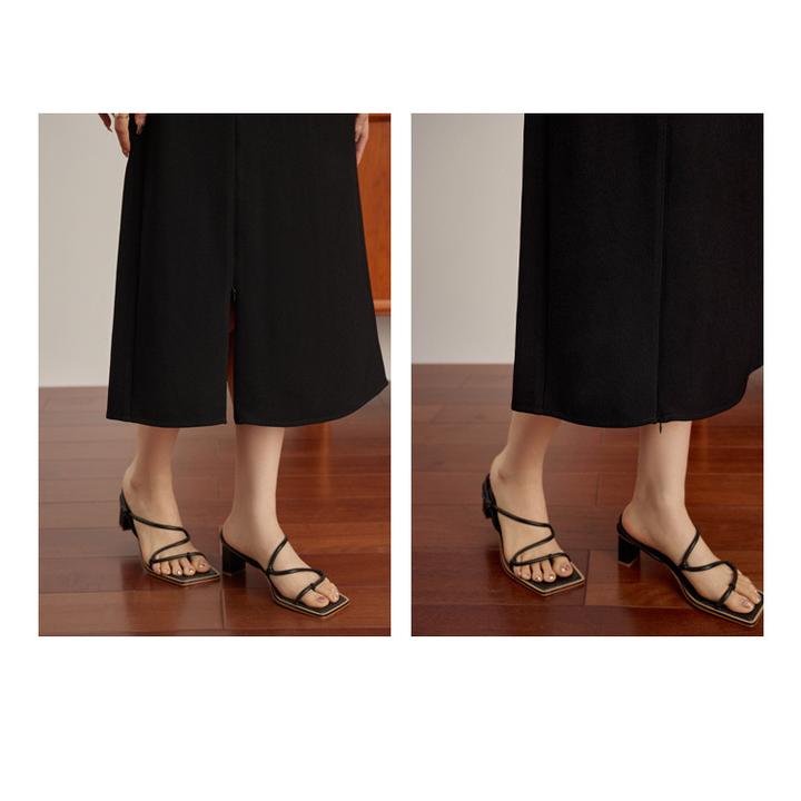 直筒包臀裙牛仔大码女装简约高腰开叉半裙夏季胖修身显瘦半身裙