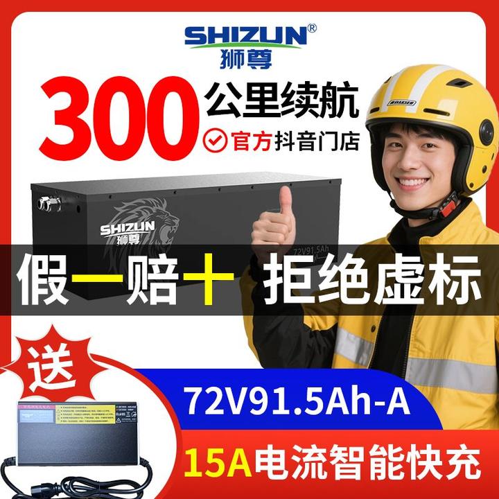 72V91.5Ah九号极核小牛金箭雅迪大容量锂电池长续航磷酸铁锂电瓶