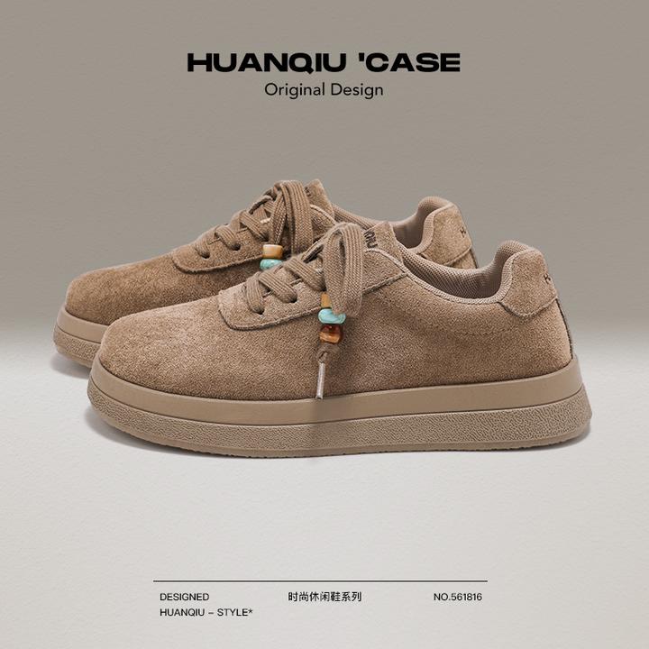 环球厚底勃肯鞋女2025新款秋季厚底百搭休闲女鞋子棕色复古小皮鞋