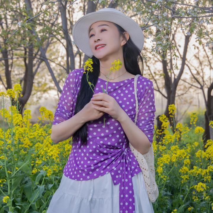 【直播间福利 长袖纱衣】新款防晒波点纱衣印花时尚知性风温柔女装