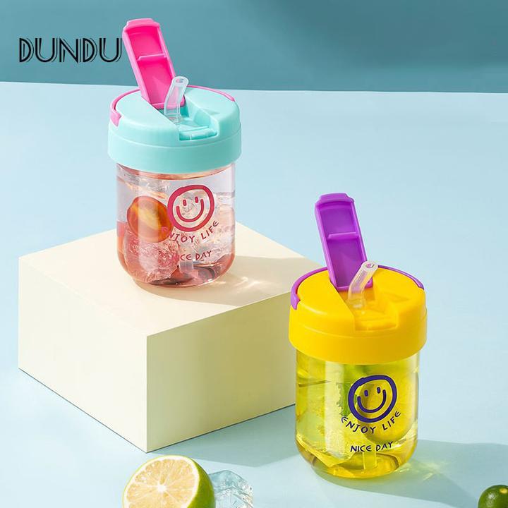 ins风玻璃杯吨吨杯迷你夏季儿童水杯便携吸管杯高颜值大容量杯子