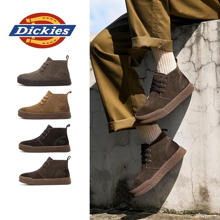 Dickies马丁靴2025冬季新款老钱风男士耐磨复古休闲男鞋百搭靴子