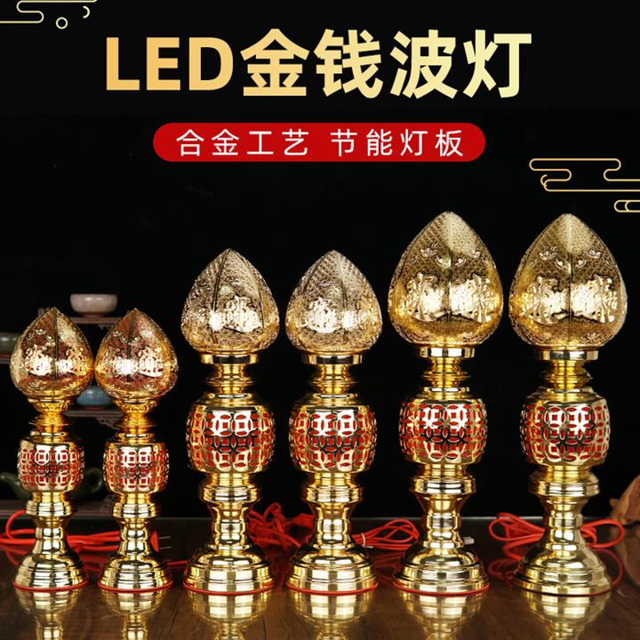 LED电蜡烛插电长明灯家用神台佛堂供奉旺财灯