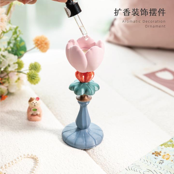 阿楹 高级扩香器摆件花女生客厅卧室厕所无火香氛香水精油挥发棒