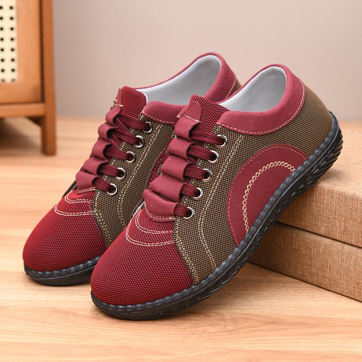 春秋老北京布鞋女单鞋厨房鞋子女工作鞋防滑服务员女鞋软底上班鞋