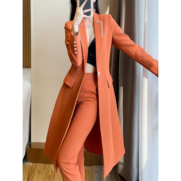 风衣外套女2025新款秋冬显瘦中长款高级感时尚大衣休闲气质洋气