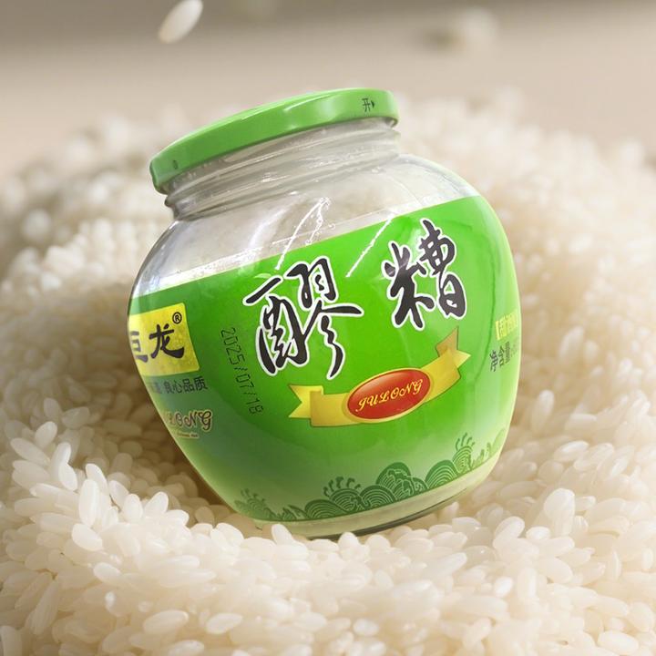 巨龙醪糟米酒600g瓶装四川特产传统发酵低度醪糟米酒甜酒酿五添加