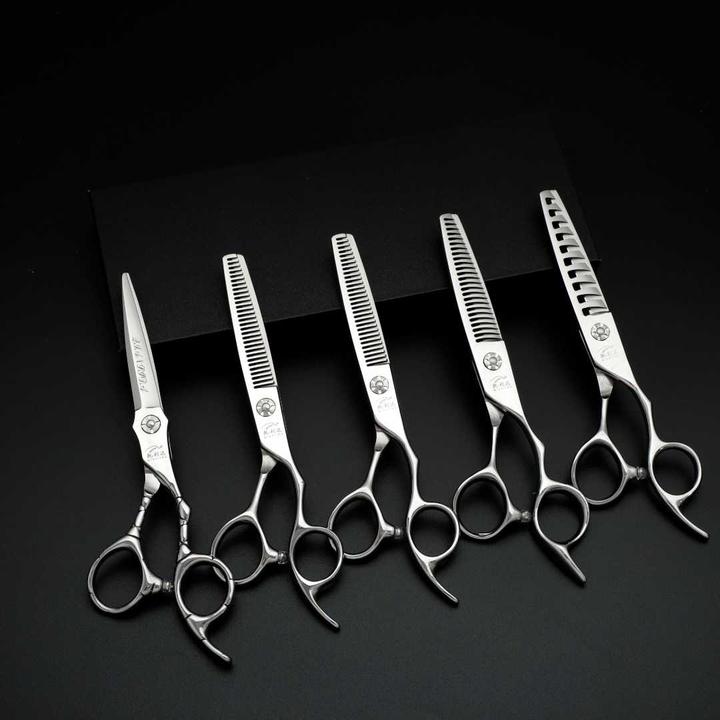 专业乾利达美发剪刀发型师专用平剪无痕牙剪鱼骨剪打薄剪