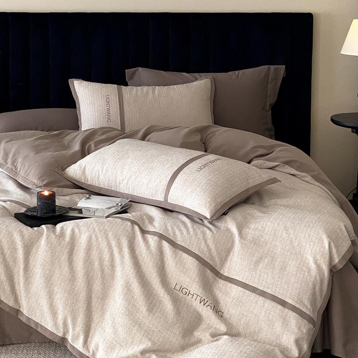 加厚保暖磨毛丨长绒棉四件套纯棉全棉床单被套秋冬高级感主卧床品