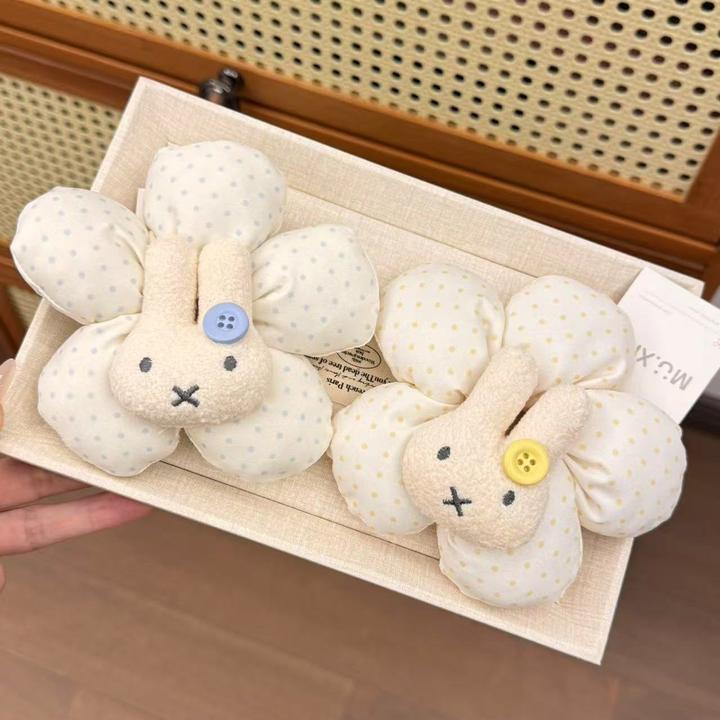 可爱卡通米菲兔发圈甜妹百搭波点花朵大肠圈超仙少女ins风发绳