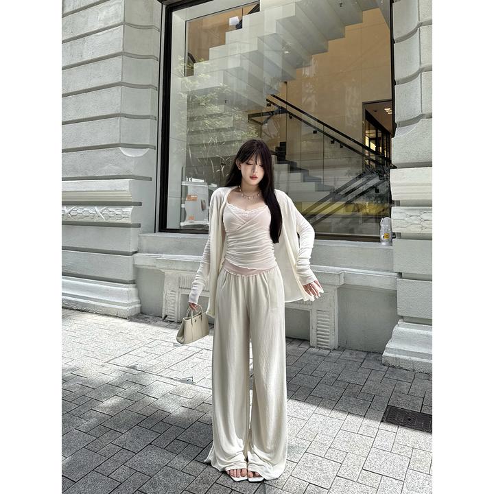 黑泽玄七「三伏神裤系列」夏季超透凉感设计感新面料遛弯垂垂舒适裤