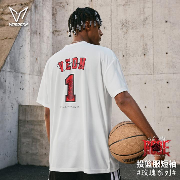 【星街站联名维动限定产品】维动ROSE系列短袖潮流美式运动宽松圆