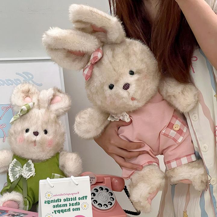正版蓝汐兔子玩偶可爱毛绒玩具公仔女孩睡觉抱娃娃七夕情人节礼物