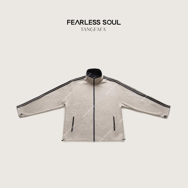 唐发发TFF 秋冬百搭撞色高领抽绳法兰绒拉链汉服卫衣 825FH800 *