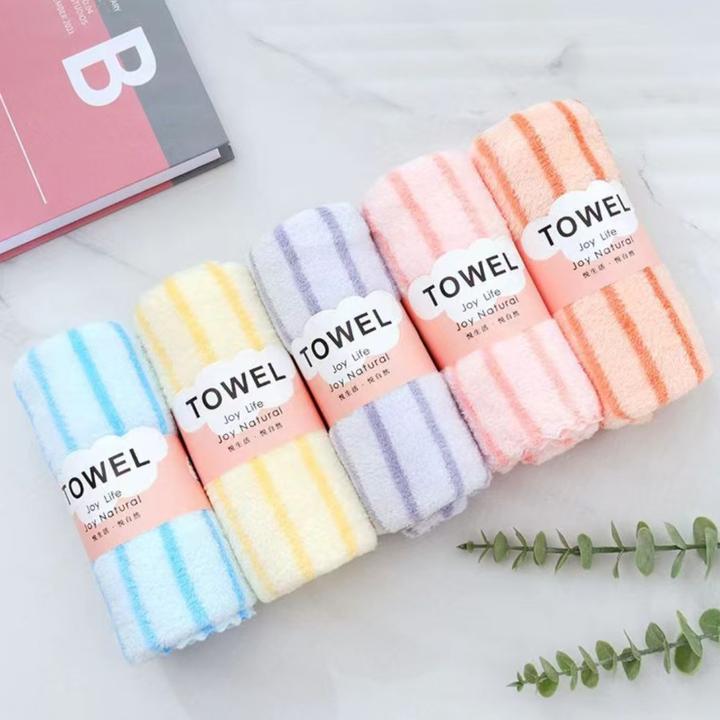 【6,99/5条】花边珊瑚绒洗脸毛巾柔软亲肤吸水速干情侣成人家用抹布