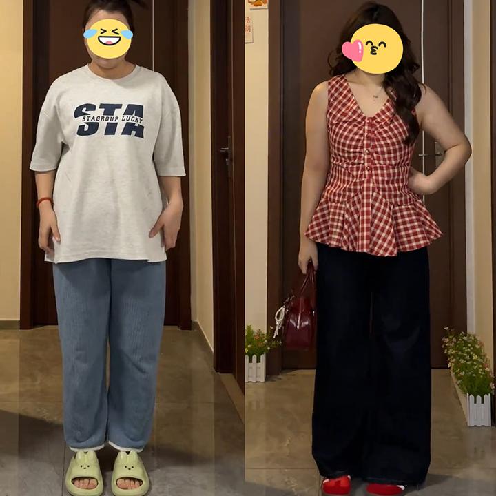 法式V领红色格子背心女夏天别致复古褶皱小衫设计感显瘦气质上衣