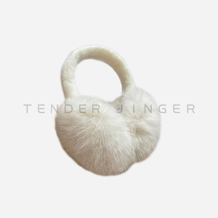 Tender Jinger丨休闲百搭毛绒纯色仿狐狸毛保暖护耳耳罩FS37727
