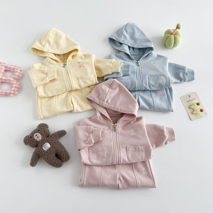 叭啦妈咪儿童针织套装2525秋装新款女宝洋气潮流套装kkHLM5051