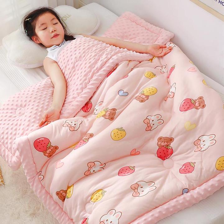 豆豆毯婴儿毛毯春秋加厚冬季豆豆被宝宝毯子幼儿园盖毯儿童小被子